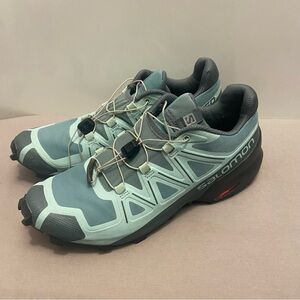 Salomon Women's Athletic Shoes - Teal and Gray